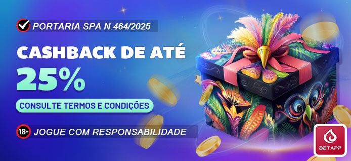 betapp.com Cashback de Até 25%: Recupere Suas Apostas